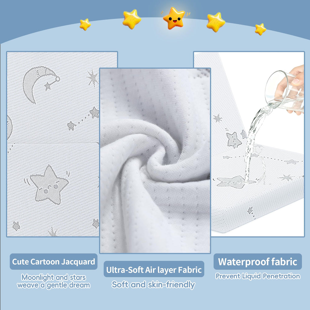 Portable Pack and Play Mattress with Washable Cover H36405