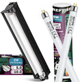 8W T5 HO UVB Fluorescent Light Fixture Combo Kit N385