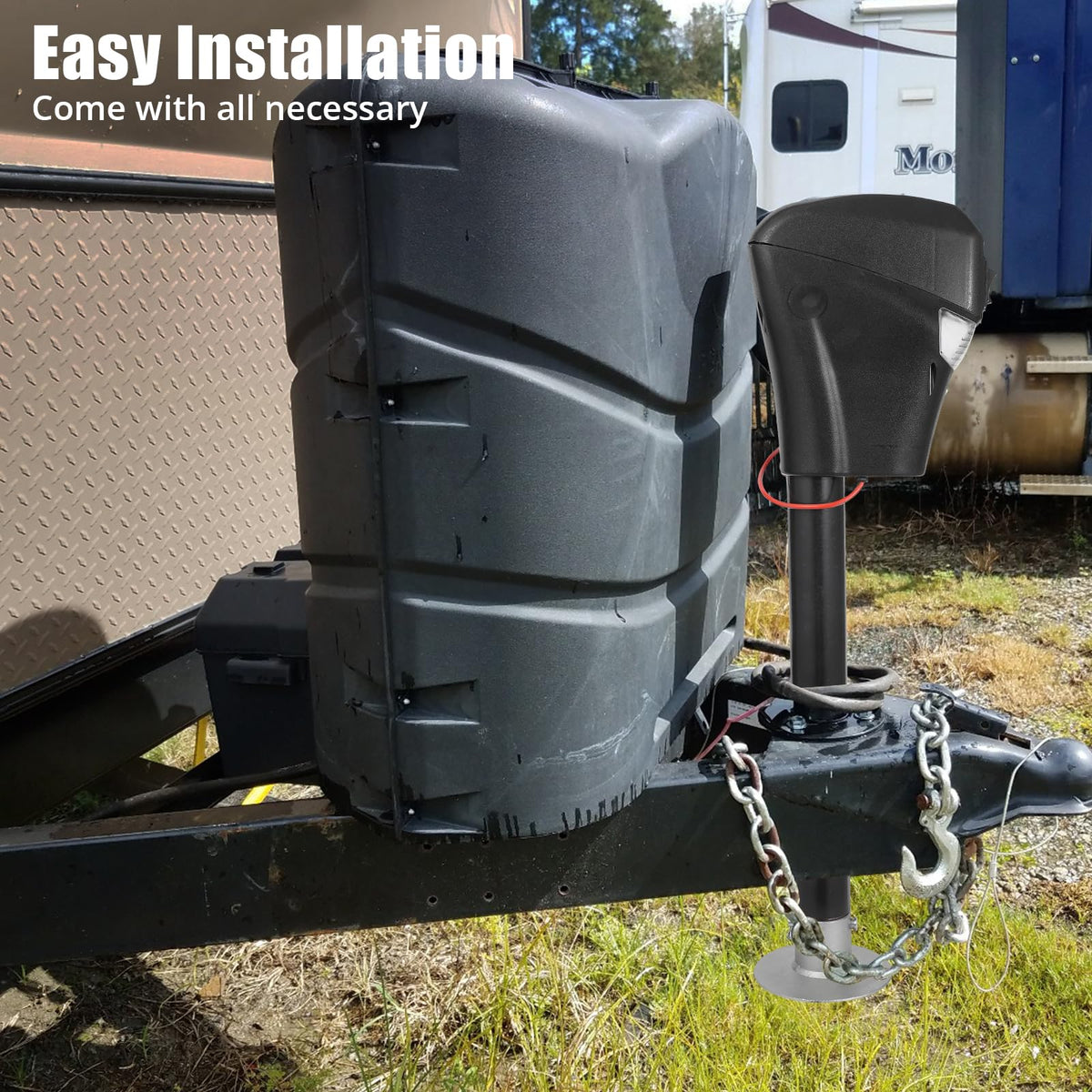3500lbs 12V Electric Tongue Jack with LED M9497