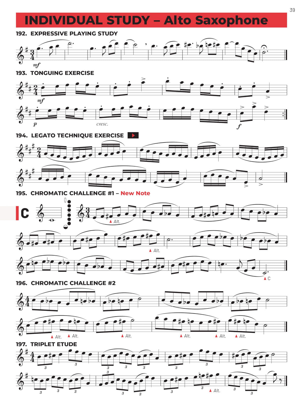 Eb Alto Saxophone Book 2 F7951