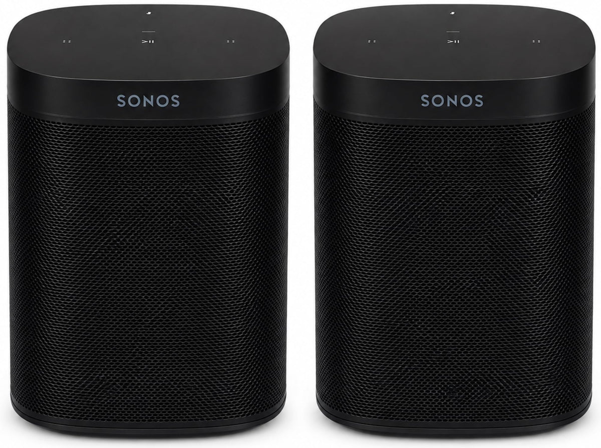 Black Voice Controlled Smart Speaker 2-Pack S51861
