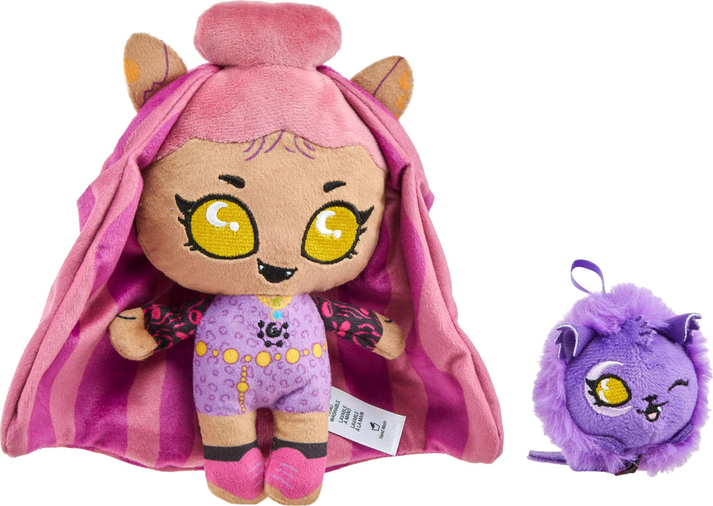 Plush Doll Set with Pet Dog and Backpack M2650