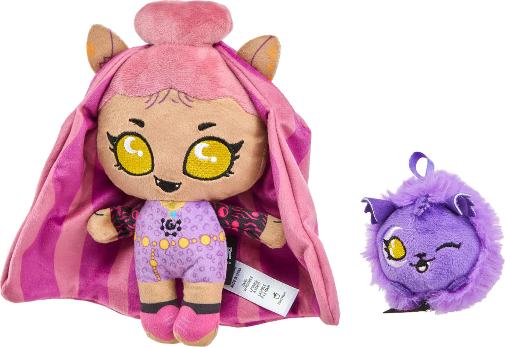 Plush Doll Set with Pet Dog and Backpack M2650