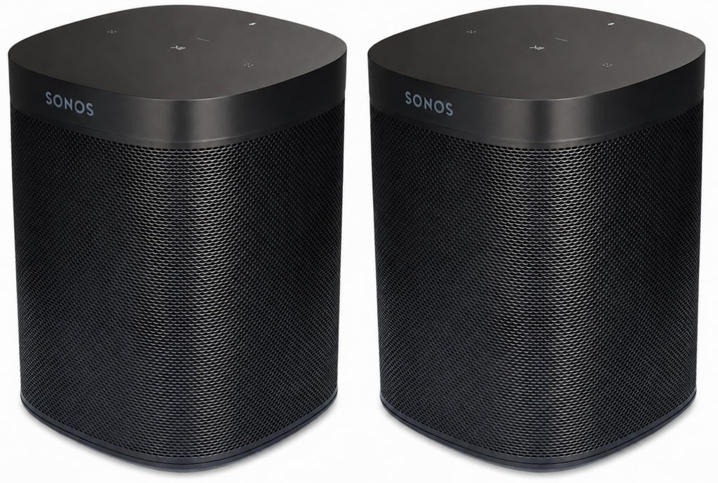 Black Voice Controlled Smart Speaker 2-Pack S51861