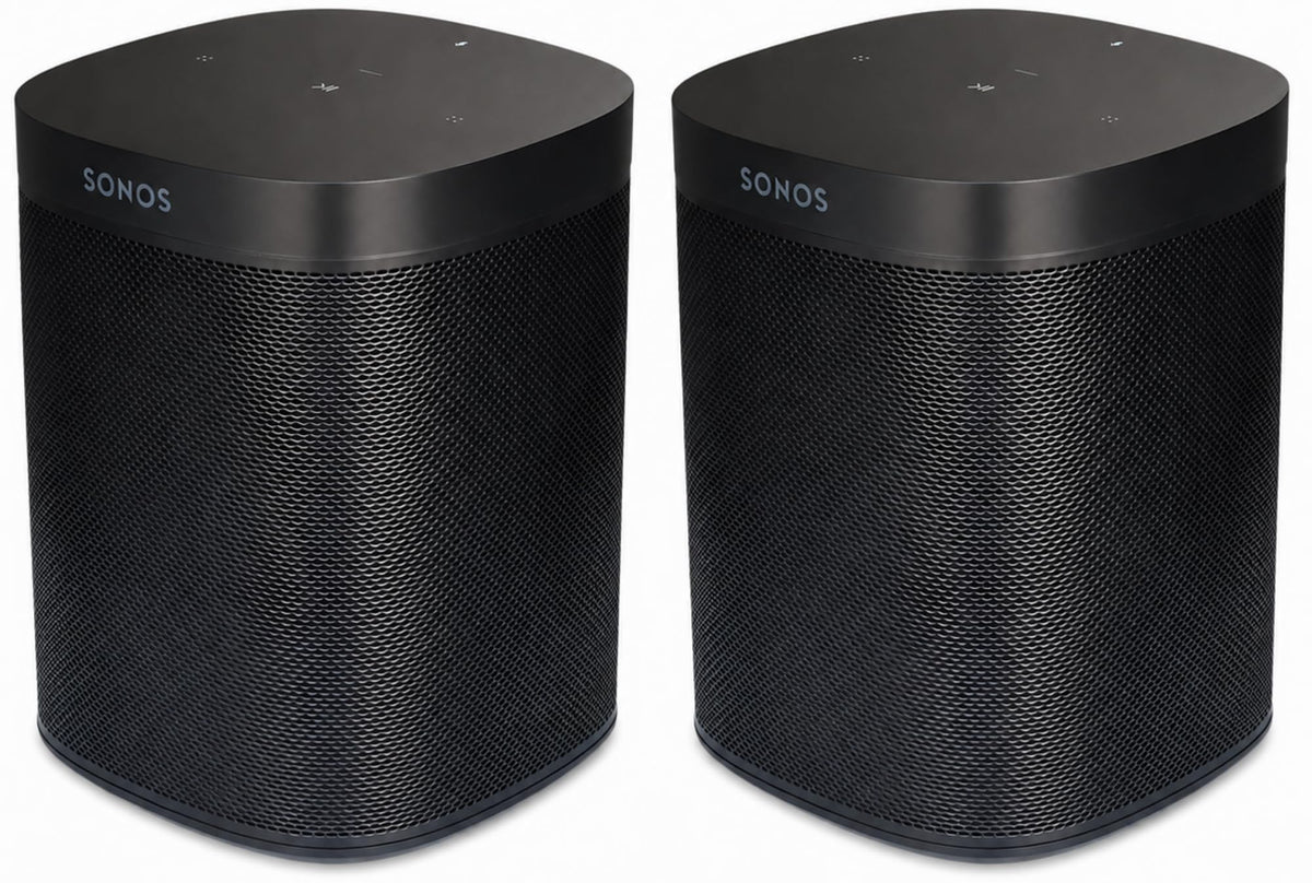Black Voice Controlled Smart Speaker 2-Pack S51861