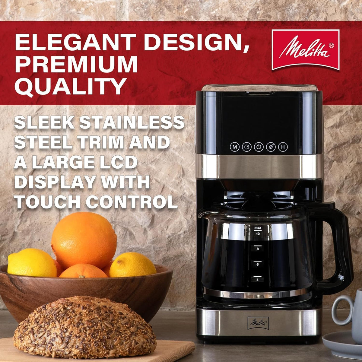 Glass 10-Cup Drip Coffee Maker A901947