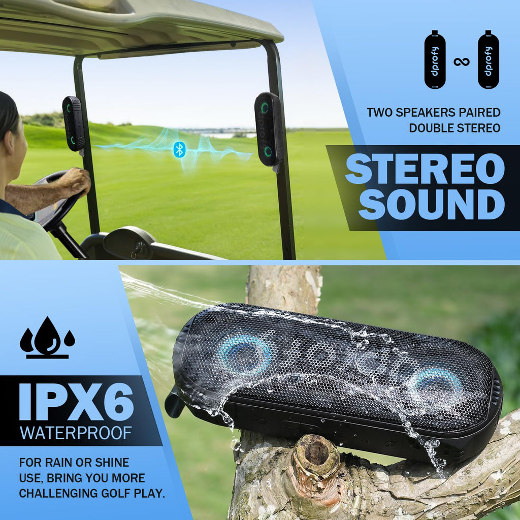 Magnetic Bluetooth Golf Speaker with Light W33869