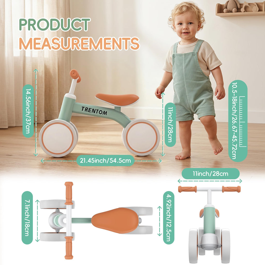 Lightweight No Pedals 4-Wheel Toddler Balance Bike L649250