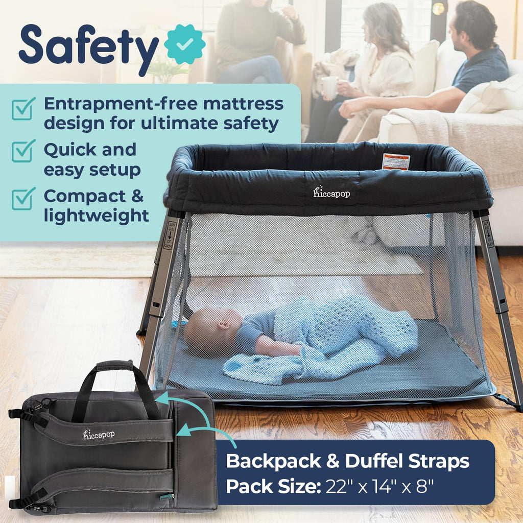 Portable Travel Crib with Carry Bag N374480