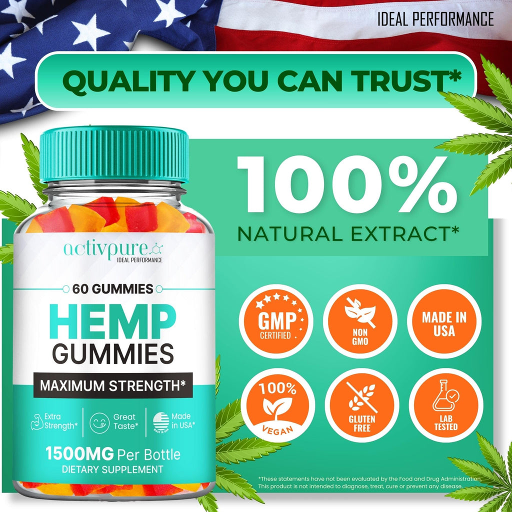 Hemp Gummies 60 Gummies U573702