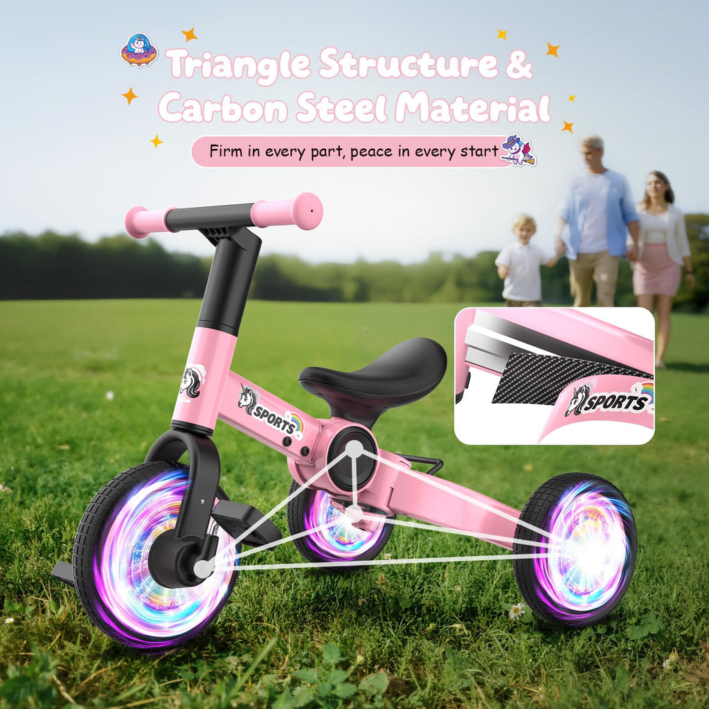 3 in 1 Toddler Balance Bike with Removable Pedals C237800
