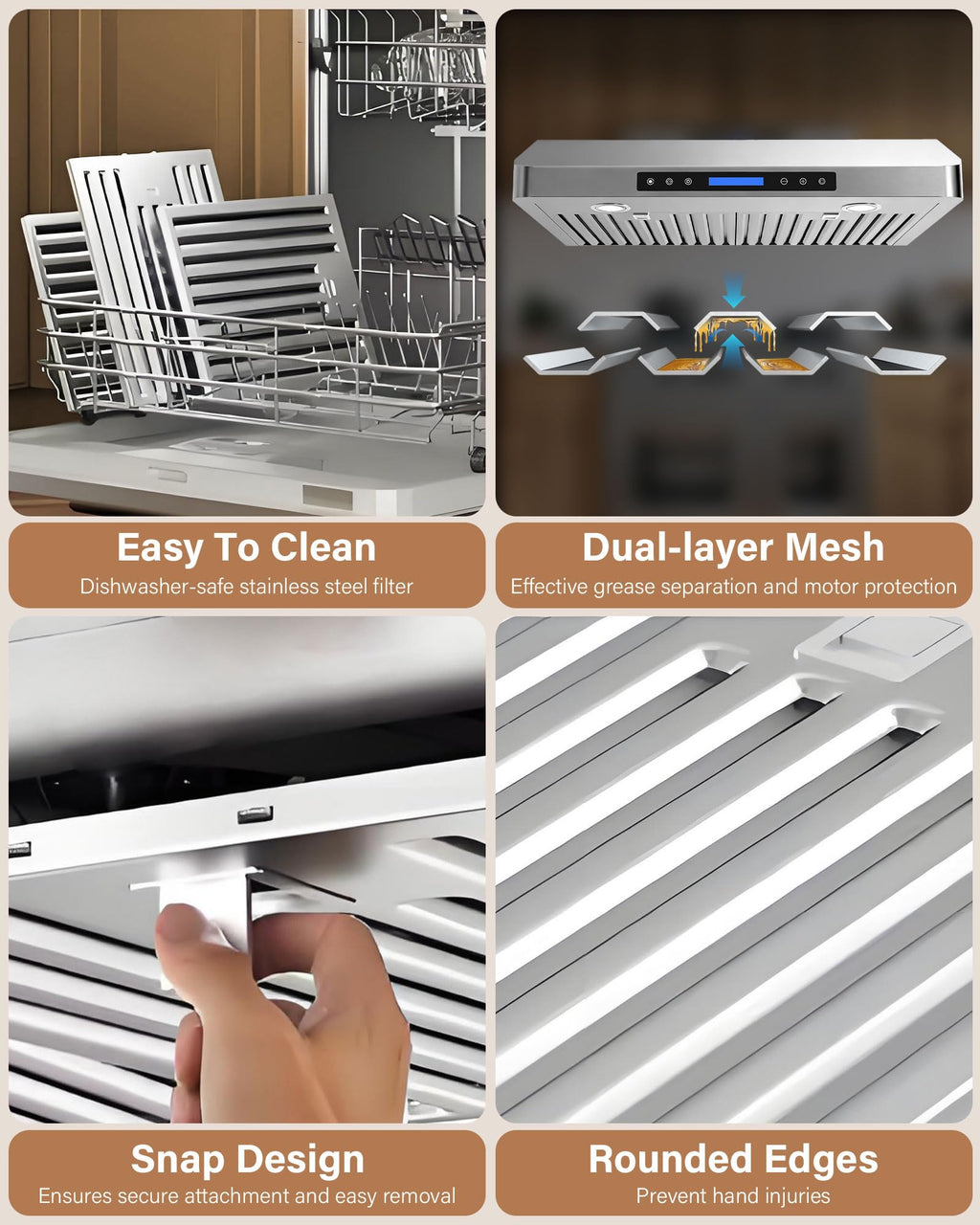 30 inch 900 CFM Stainless Steel Under Cabinet Range Hood J174