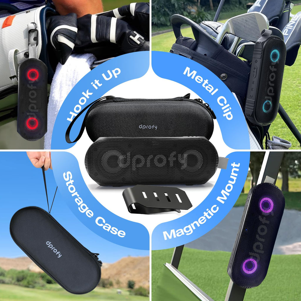 Magnetic Bluetooth Golf Speaker with Light W33869