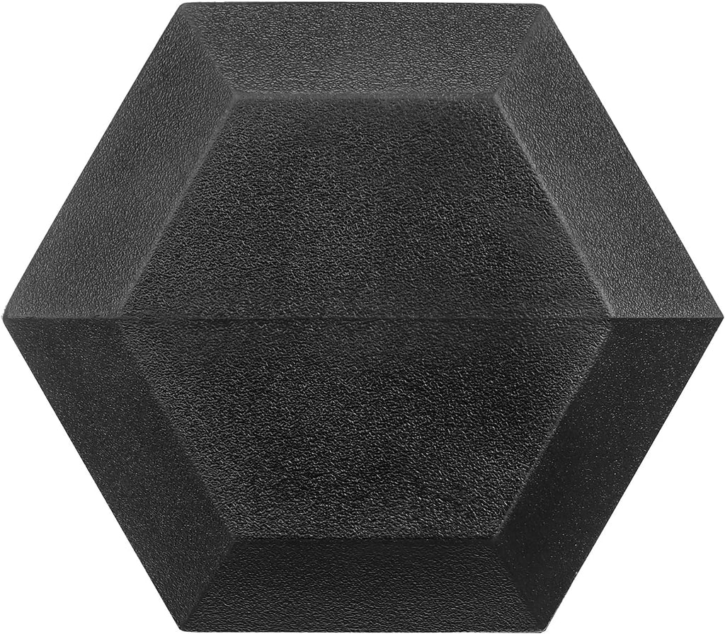 Rubber Coated Cast Iron Hex Dumbbells I7882