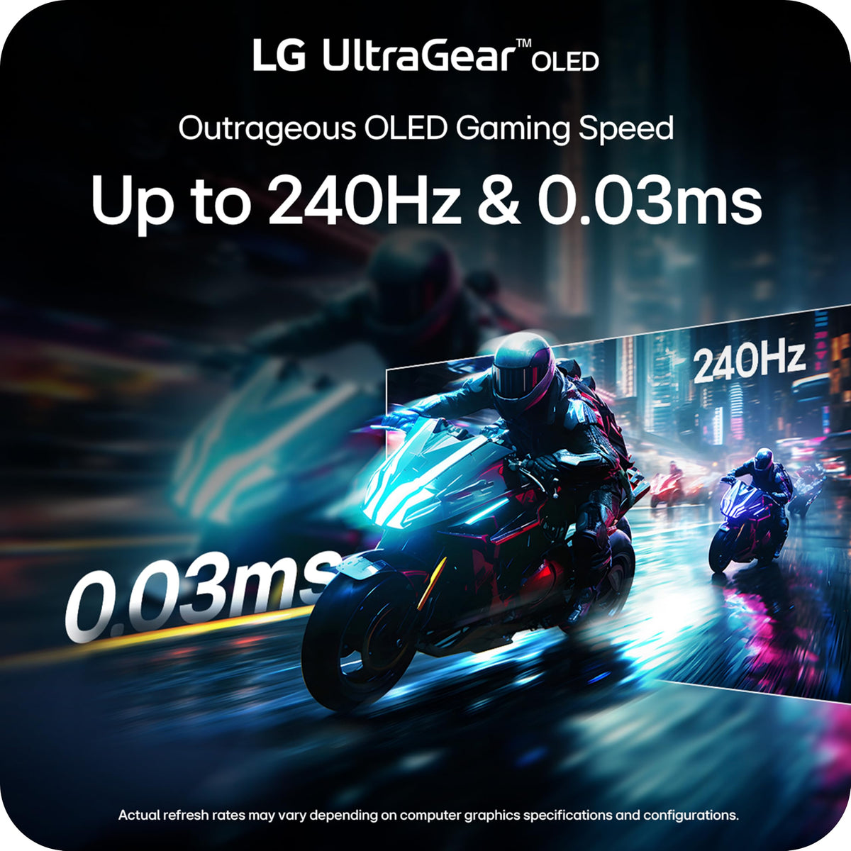 45-Inch OLED Curved Gaming Monitor, 240Hz, 0.03ms O508090