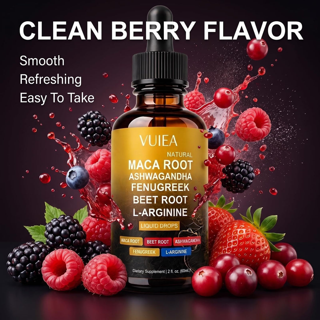 Liquid Maca Root Supplement with Ashwagandha, Fenugreek & Beet Root M319