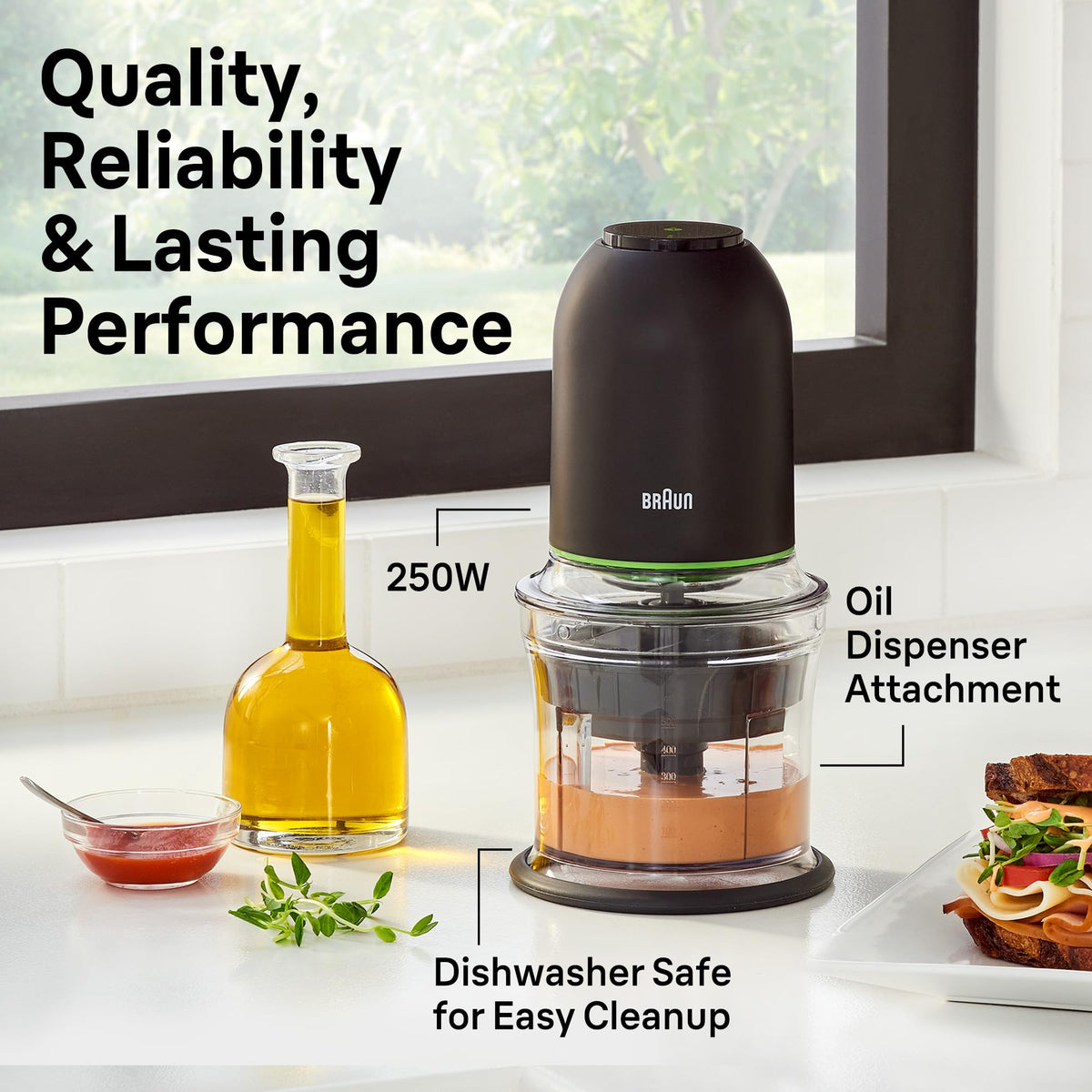 4 Cup Two Speed Pulse Mini Food Processor O57629