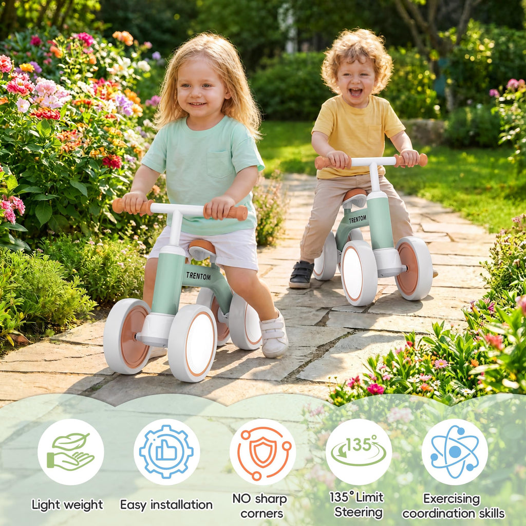 Lightweight No Pedals 4-Wheel Toddler Balance Bike L649250