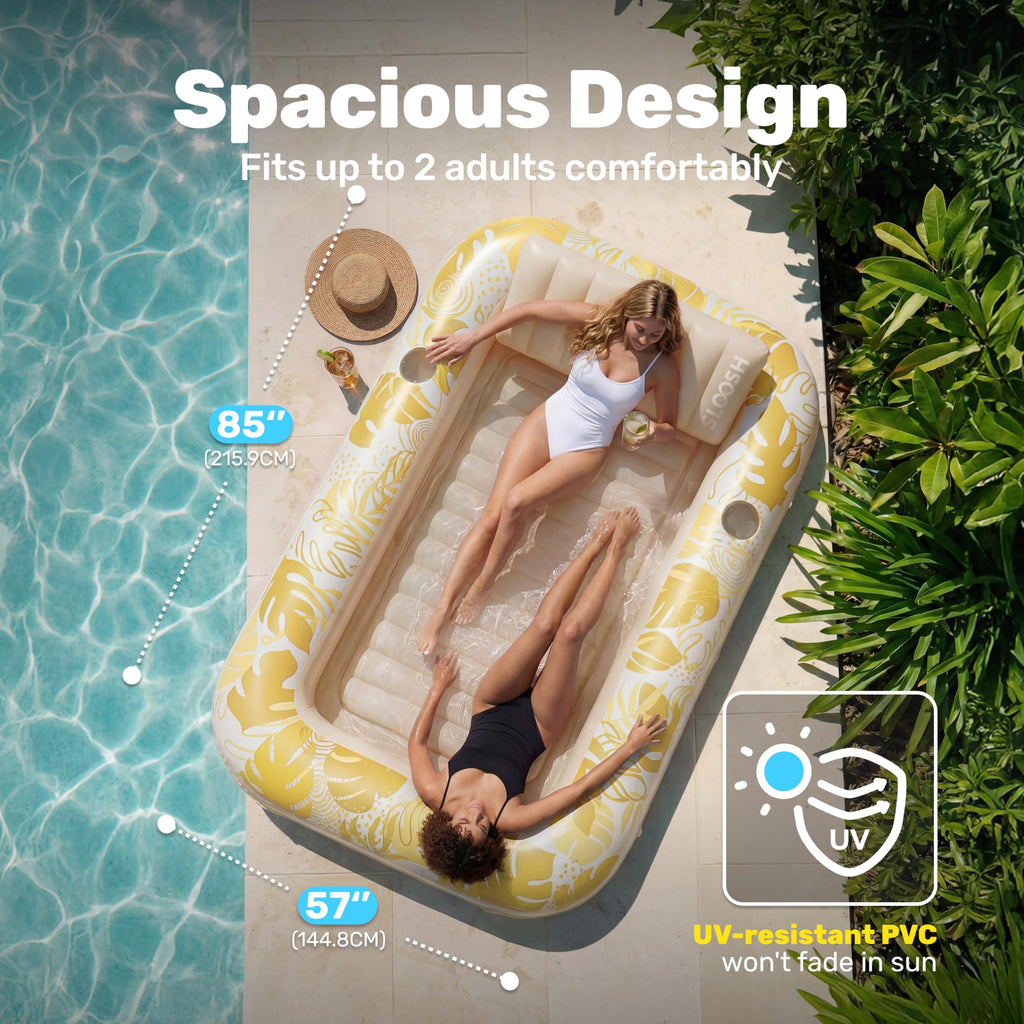 Inflatable Tanning Pool Lounger Float S51821