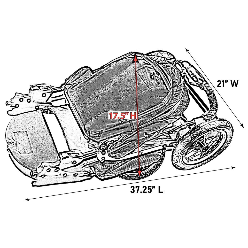 Spotted Pet Stroller T743318