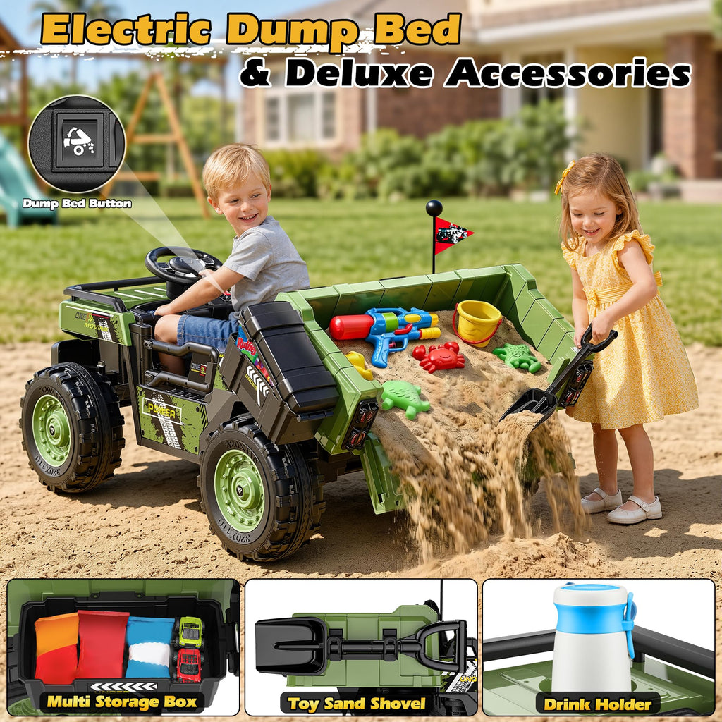 24V 2 Seater Ride On Dump Truck M5358