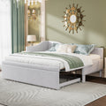 Twin Size Linen Upholstered Daybed with Pop up Trundle T8180