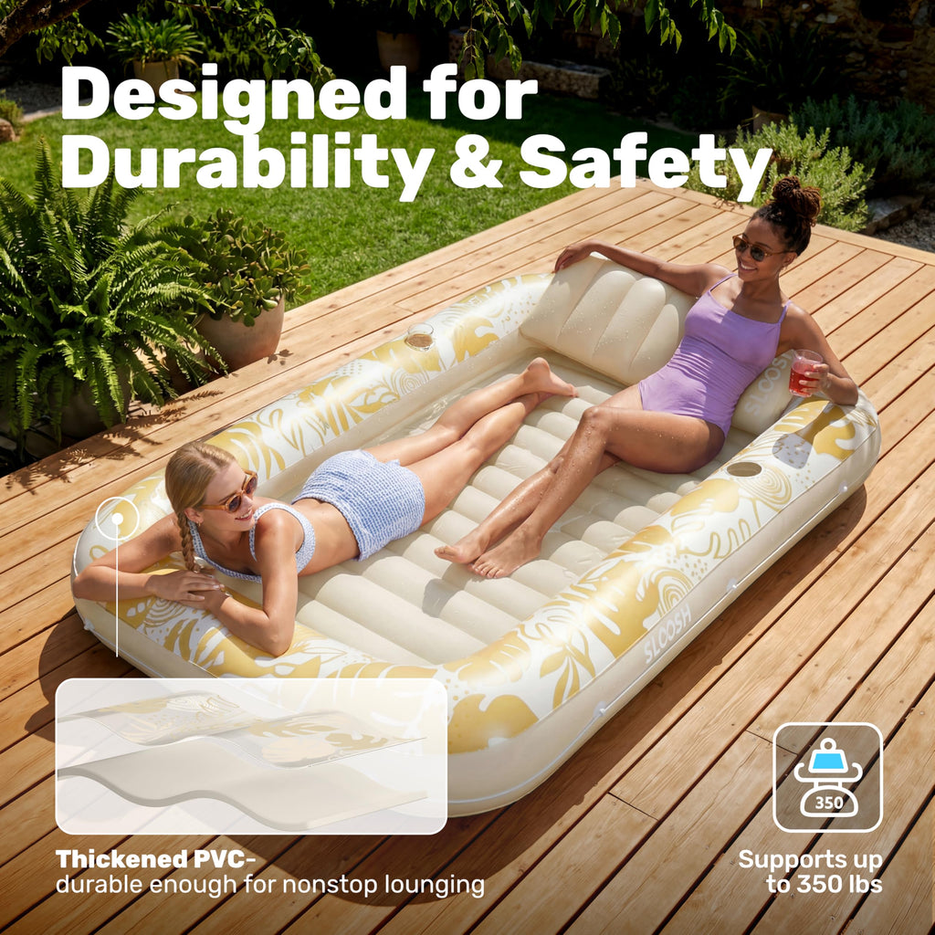 Inflatable Tanning Pool Lounger Float S51821