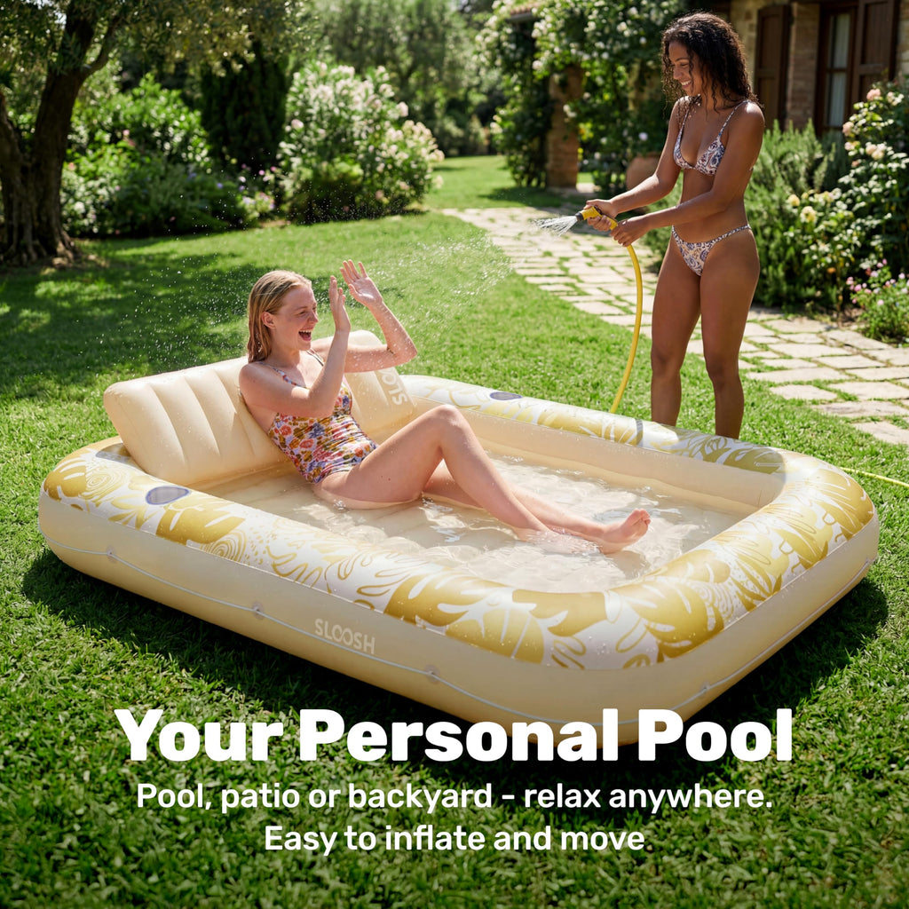 Inflatable Tanning Pool Lounger Float S51821