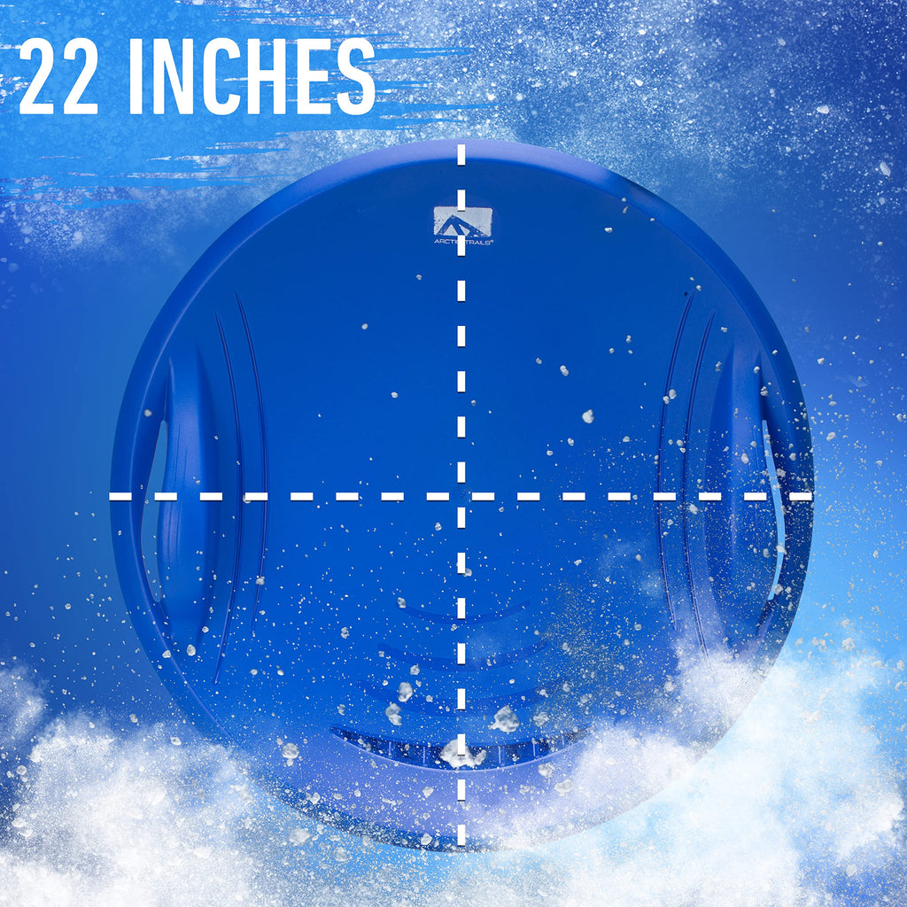 Kids Plastic Snow Sled with Handles O38894